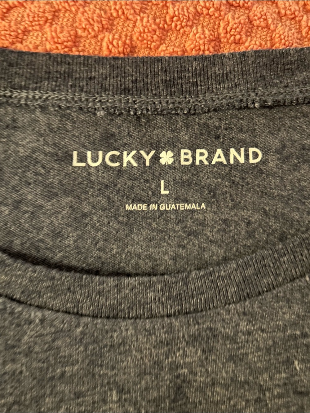Lucky Brand Navy Short-Sleeve Tee with Rose and Gold Graphic - Picture 4 of 5